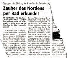 Zeitungsausschnitt